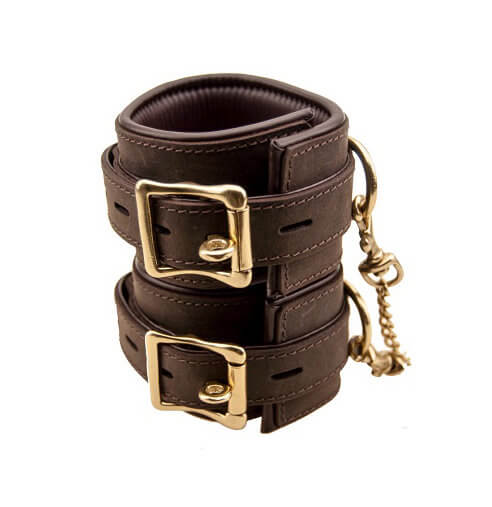 BOUND Nubuck Leather Ankle Restraints Sensual Secret Boutique