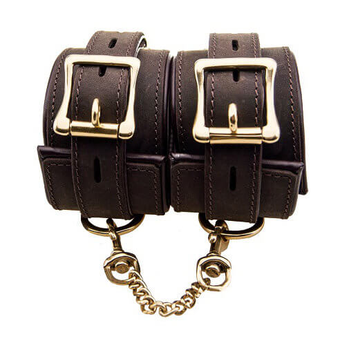 BOUND Nubuck Leather Ankle Restraints Sensual Secret Boutique