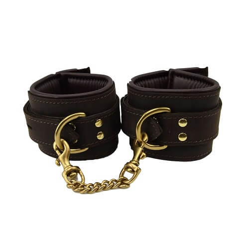 BOUND Nubuck Leather Wrist Restraints Sensual Secret Boutique