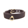 BOUND Nubuck Leather Choker with 'O' Ring Sensual Secret Boutique