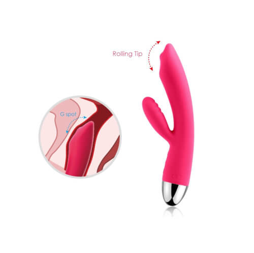 Svakom Trysta Targeted Rolling G-Spot Rabbit Vibrator - Violet Sensual Secret Boutique