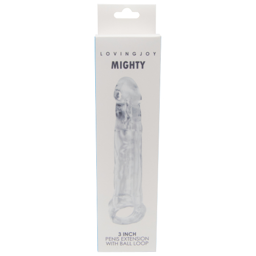 Loving Joy Mighty 3 Inch Penis Extension with Ball Loop Sensual Secret Boutique