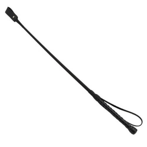 Bound Noir Nubuck Leather Riding Crop Sensual Secret Boutique