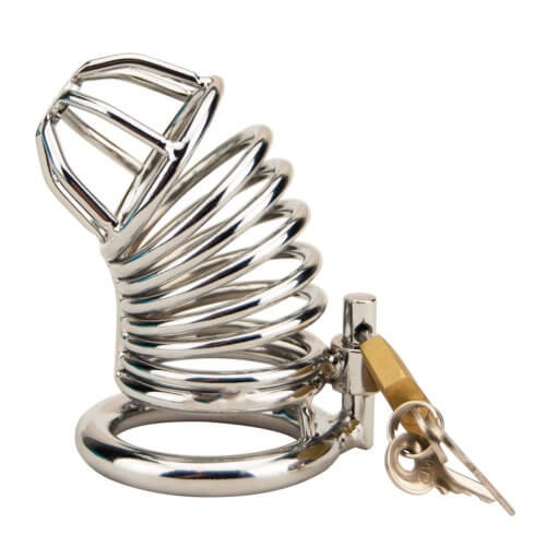 Impound Spiral Male Chastity Device Sensual Secret Boutique