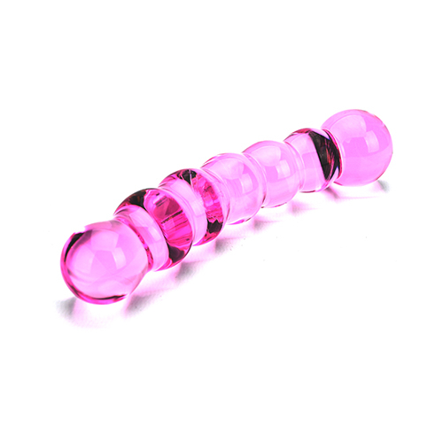 Spectrum Ribbed Glass Dildo Sensual Secret Boutique