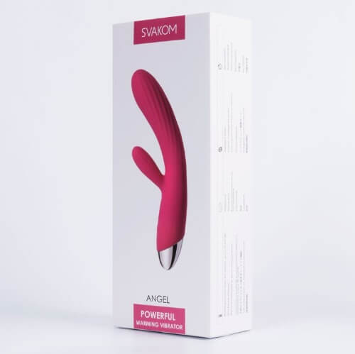 Svakom Angel Warming Rabbit Vibrator Pink Sensual Secret Boutique