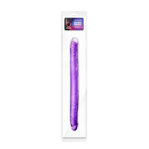 Double Dildo 16 Inch Purple Sensual Secret Boutique