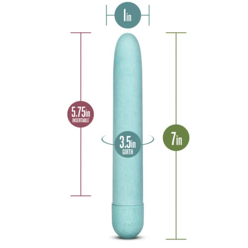 Gaia Biodegradable Eco Vibrator Blue Sensual Secret Boutique