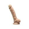 SilexD 7 inch Realistic Silicone Dual Density Dildo with Suction Cup and balls Sensual Secret Boutique