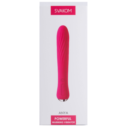 Svakom Anya Rechargeable Warming Silicone Vibrator Sensual Secret Boutique