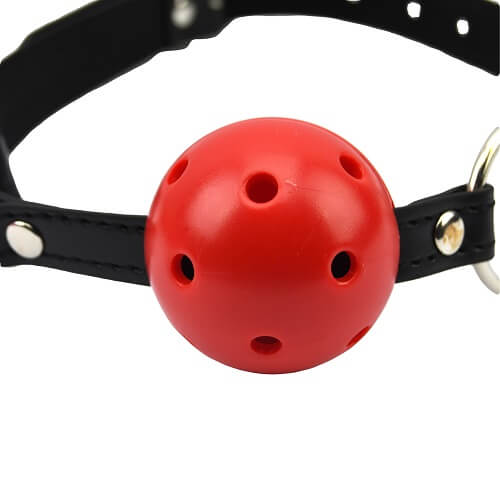 Bound to Please Breathable Ball Gag Red Sensual Secret Boutique