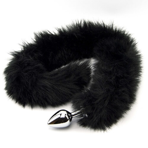 Furry Fantasy Black Panther Tail Butt Plug Sensual Secret Boutique