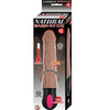 Realistic Warming 7 inch Vibrating Dildo Brown Sensual Secret Boutique