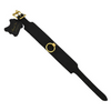 Bound Noir Nubuck Leather Collar with O Ring Sensual Secret Boutique