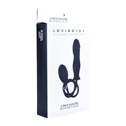 Loving Joy 6 Inch Silicone Inflatable Dildo Sensual Secret Boutique