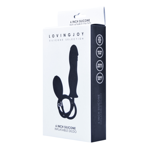 Loving Joy 6 Inch Silicone Inflatable Dildo Sensual Secret Boutique