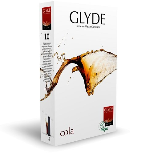 Glyde Ultra Cola Flavour Vegan Condoms 10 Pack Sensual Secret Boutique