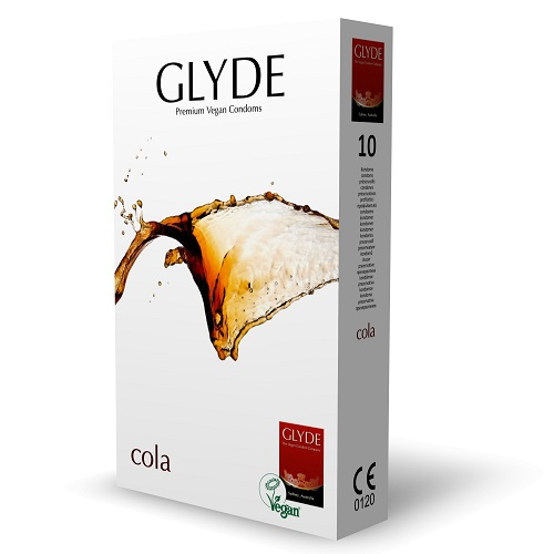 Glyde Ultra Cola Flavour Vegan Condoms 10 Pack Sensual Secret Boutique