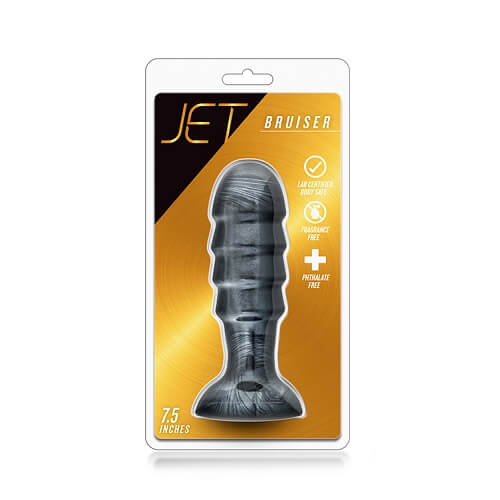 Jet Bruiser Large Ridged Butt Plug 7.5 Inches Sensual Secret Boutique