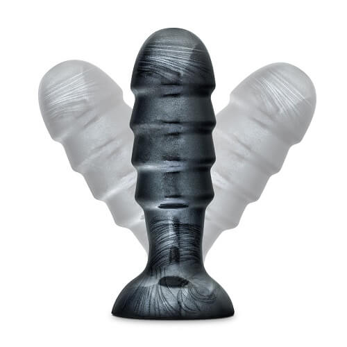 Jet Bruiser Large Ridged Butt Plug 7.5 Inches Sensual Secret Boutique