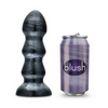 Jet Black Jack Large Ribbed Butt Plug 7 inches Sensual Secret Boutique