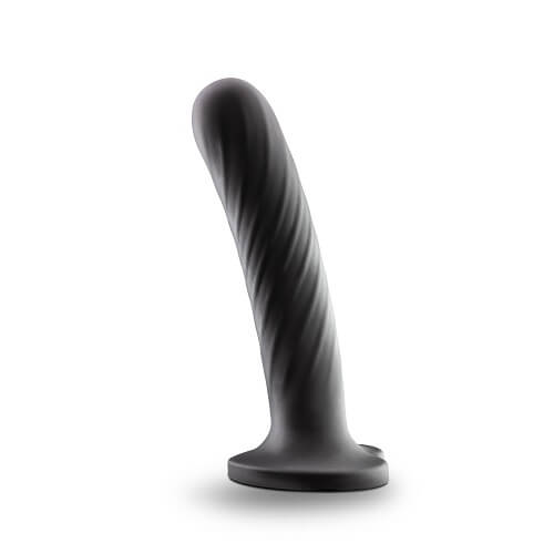 Twist Silicone Dildo with Suction Cup Large Sensual Secret Boutique