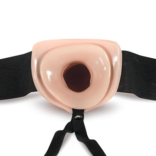 Unisex Hollow Strap-On 6 Inch Vanilla Sensual Secret Boutique