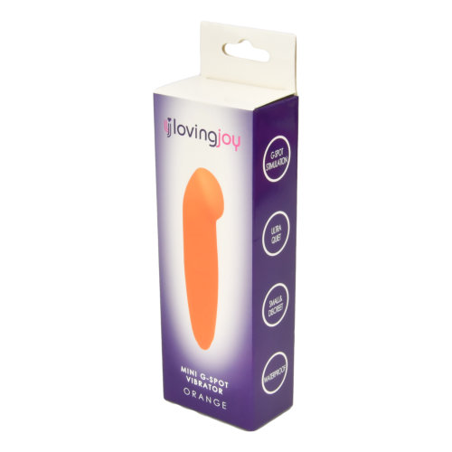 Loving Joy Mini G-Spot Vibrator Orange Sensual Secret Boutique