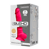 SilexD 7 inch Realistic Silicone Dual Density Dildo with Suction Cup and Balls Pink Sensual Secret Boutique