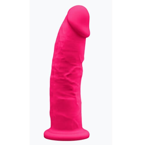 SilexD 9 inch Realistic Silicone Dual Density Dildo with Suction Cup Pink Sensual Secret Boutique