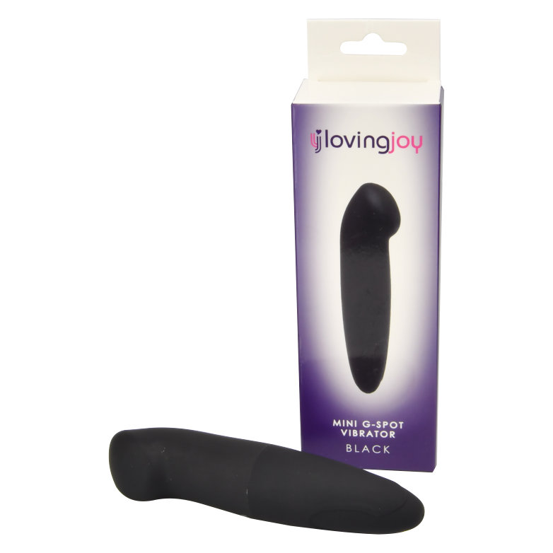 Loving Joy Mini G-Spot Vibrator Black Sensual Secret Boutique