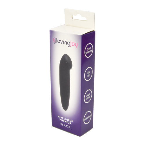 Loving Joy Mini G-Spot Vibrator Black Sensual Secret Boutique