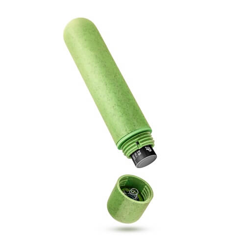 Gaia Biodegradable Eco Bullet Vibrator Green - Biodegradable and Recyclable Vibrator Sensual Secret Boutique