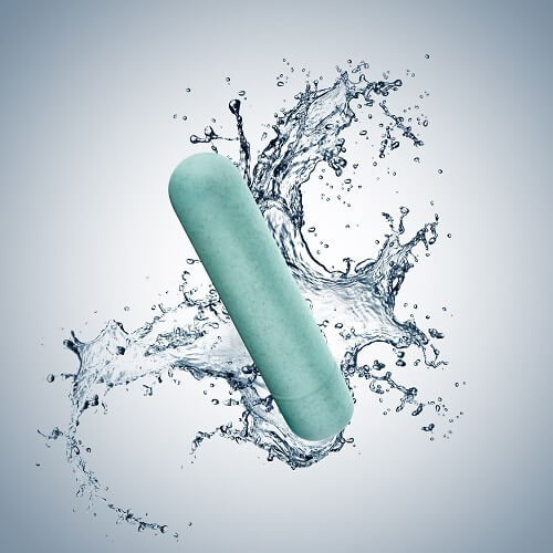 Gaia Biodegradable Eco Bullet Vibrator Blue Sensual Secret Boutique