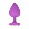 Loving Joy Jewelled Silicone Butt Plug Purple -Large Sensual Secret Boutique