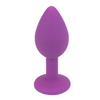 Loving Joy Jewelled Silicone Butt Plug Purple -Small Sensual Secret Boutique