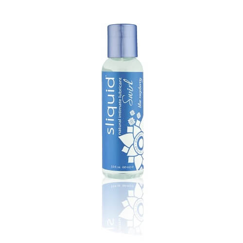 Sliquid Naturals Swirl Flavoured Lubricants-Blue Raspberry 59ml Sensual Secret Boutique