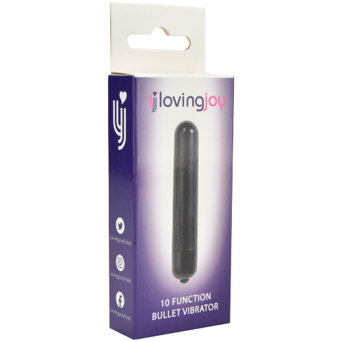 Loving Joy 10 Function Obsidian Bullet Vibrator Sensual Secret Boutique