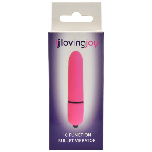 Loving Joy 10 Function Pink Bullet Vibrator Sensual Secret Boutique