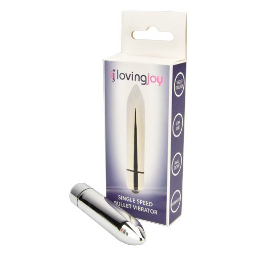 Loving Joy Single Speed Silver Bullet Vibrator Sensual Secret Boutique