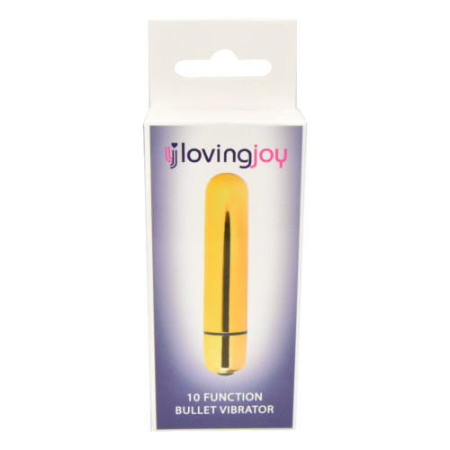 Loving Joy 10 Function Gold Bullet Vibrator Sensual Secret Boutique