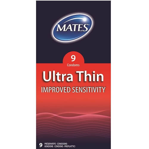 Mates Ultra Thin Condoms 9 Pack Sensual Secret Boutique