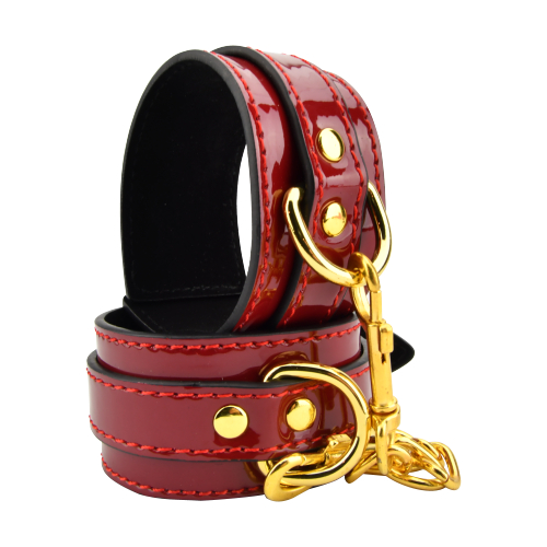 Bound to Please Red Wrist Cuffs Sensual Secret Boutique