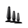 Anal Adventures Basic Plug Kit Black Sensual Secret Boutique