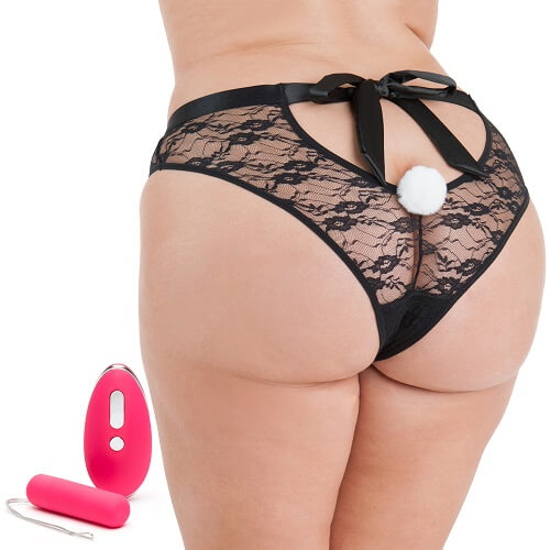 Happy Rabbit Plus Size Remote Control Knicker Vibrator Sensual Secret Boutique