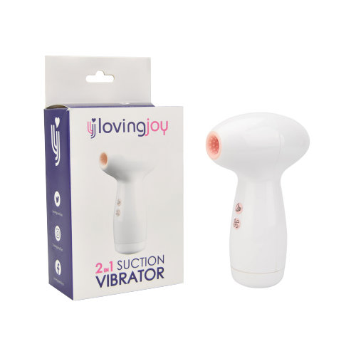 Loving Joy 2 in 1 Suction Vibrator Sensual Secret Boutique