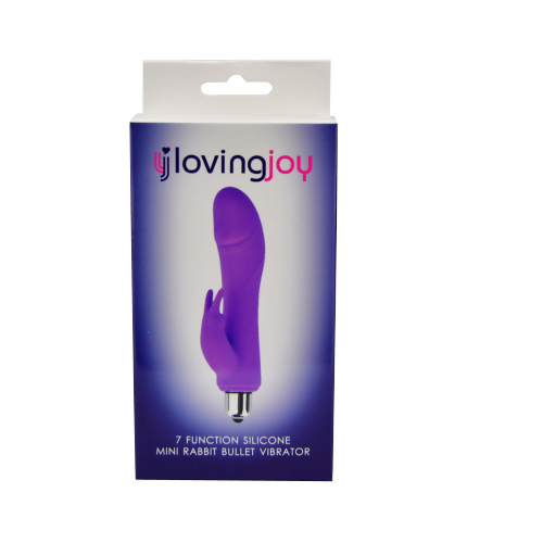 Loving Joy 7 Function Silicone Mini Rabbit Bullet Vibrator Sensual Secret Boutique