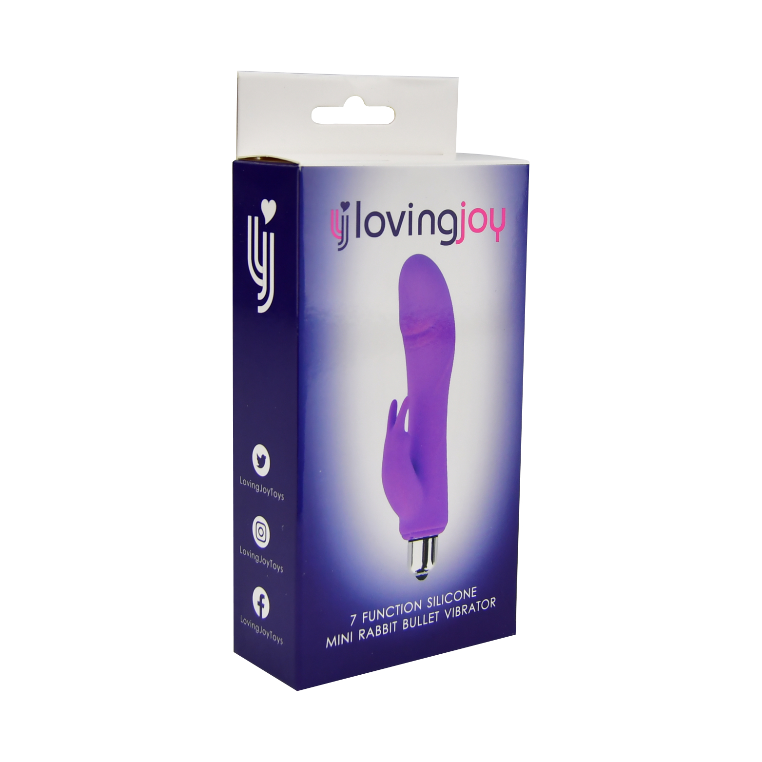 Loving Joy 7 Function Silicone Mini Rabbit Bullet Vibrator Sensual Secret Boutique