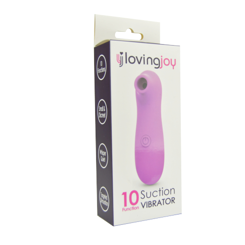 Loving Joy 10 Function Clitoral Suction Vibrator Pink Sensual Secret Boutique