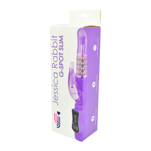 Jessica Rabbit G-Spot Slim Vibrator Purple Sensual Secret Boutique